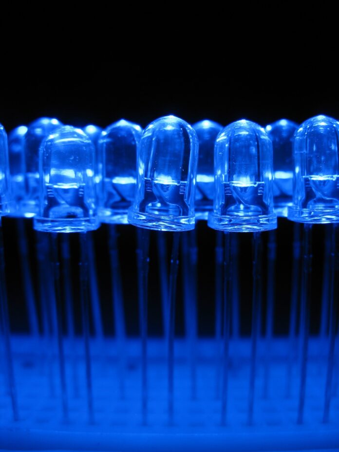 blue LEDs